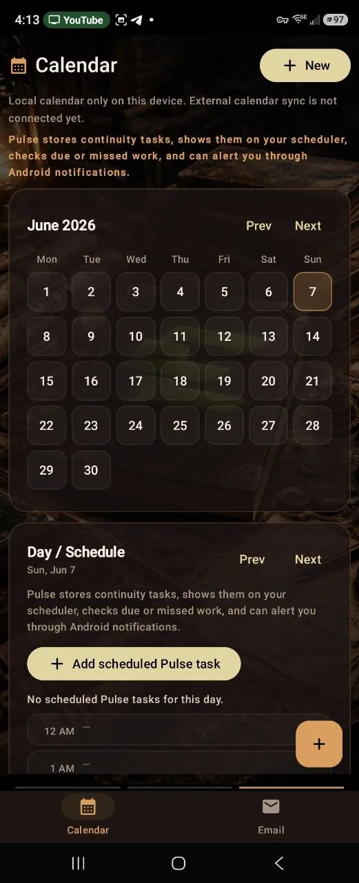 Briefs and calendar