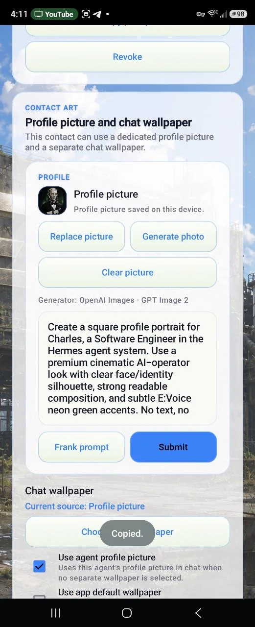 Integrated AI tools in the UI