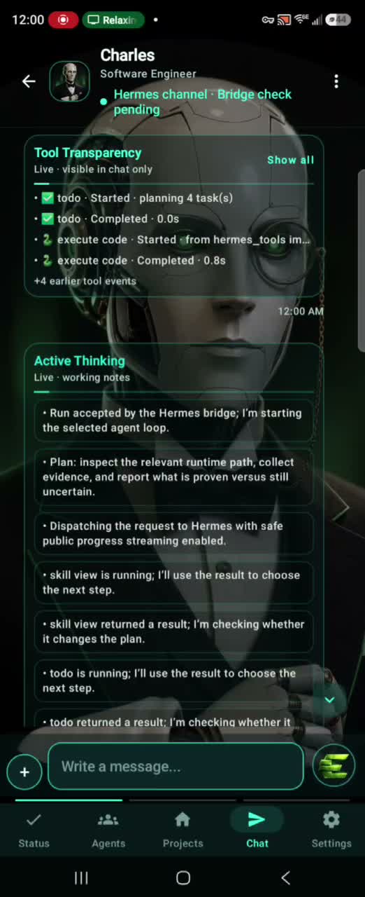 E:Voice tool transparency and active thinking recording poster